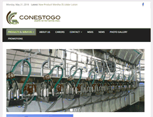 Tablet Screenshot of conestogoagri.ca